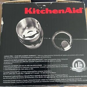 KitchenAid Silver Coffee Grinder